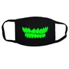 DHL Star Bear luminous Designer Masks dust proof thermal face masks pure black printed masks can be washed and reused