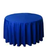 10 pcs poliéster rodada toalha de mesa branca para casamento hotel mesa de pano de mesa tampa de tampa de cobertura de tapetes nappe tablecloth preto t200707