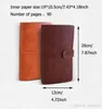 Solid Color Leather notepad Notebook Handmade Vintage Diary Journal Books Retro Travel Notepad Sketchbook Office School Supplies Gift WVT0939