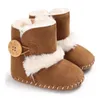 Neonato Primi Camminatori bambini Ragazzi Ragazze Inverno Caldo Stivali da Neve Infantile Prewalker Scarpe