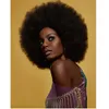 Parrucca Nature Dream Curl Salon Chat Parrucca corta afro crespa riccia Parrucche per capelli brasiliane Parrucche all'ingrosso fatte a macchina di colore nero