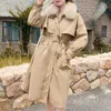 Women's Down Parkas 2022秋の冬のファッションソリッドコットンパッドドコート温かい厚さのアウトウェア女性フード付きluci22