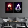 Anime affischtryck uzumaki och uchiha sasuke canvas målning för hem sovrum dekor väggkonst bild Unframed2793759