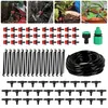 25M DIY Drip Irrigation System Automatic Watering Hose Micro Drip Watering Kits with Adjustable Drippers for Garden Landscape T2003523408