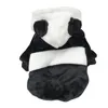 Dog Clothes for Small Dogs Funny Costume French Bulldog Winter Warm Hoodies Chihuahua Puppy Apparel Panda Cosplay 4XL Y200328