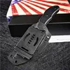 1Pcs New Fixed Blade Machete M390 Stone Wash Blade Full Tang G-10 Handle Tactical Knives With Kydex