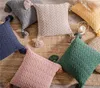 Regina милые кисточки Chenille Pillow Case Case Nordic Style Copt Pillow Cover Fall Home Декоративная наволочка диванная подушка 201114