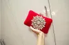 HBPスタックのキャッシュクリスタルの女性お金の夜のクラッチバッグダイヤモンド絵画チェーン結婚式の夕食の財布とハンドバッグの高級デザイナー001A