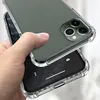 クリア耐衝撃電話ケース iphone 14 13 12 11 プロマックス XS XR 8 7 プラス TPU 透明落下防止カバーサムスン S20 S10