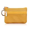 Key Coin Mini Purses Unisex Ring Wallet Pouch Purse Ladies Women Men Leather Small Card 11 Colors For Choice