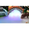 LED -lichten Creatieve indoor hars Rockery Waterscape Lucky Fish Tank Water Fountain Home Office Spray Humid Decoration Crafts Y200917