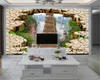 カスタム3D風景の壁紙3D写真の壁紙壁画の美しい風景の風景の梯子のリビングルームの寝室テレビの背景壁の壁紙