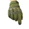 Touch Screen Military Tactical Rubber Hard Knuckle Full Finger Gloves Army Paintball Shooting Airsoft Bicycle PU Leather for Men Y2727793