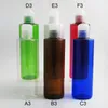 20 x garrafas plásticas vazias de 250ml com tampa superior de disco 8oz recipientes para loções de shampoo embalagens líquidas251j9142538