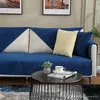 Miękkie Wygodne Sofa Slip Cover Solid Color Sofa Pokrywa Kanapa Pokrywa Zima Zagęszczona Nie poślizgowa Sofa Slipcover Nowoczesna Dekoracja Home Yl0183