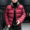 스탠드 목 따뜻한 망 겨울 솔리드 컬러 4 색 옵션 남자 디자이너 파카 캐주얼 코트
