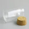30pcs Small Empty Clear Borosilicate Glass Bottle Jar Vial with Wooden Cork Stopper Storage Container 50ml 80ml 100ml 150ml 5oz