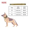 Colares táticos ajustáveis ​​de nylon para grande controle de controle de treinamento de cães militares Pet Products LJ201113