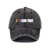 私はその印刷された洗濯野球帽の帽子の帽子のドームサンコットン帽子が調節可能なストラップBBB14409