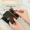 Designer-New Fashion Trifold Small Women Wallet Short Female Coin Purse Solid Casual Mini Lady Wallet Women Purse Bag