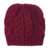 Mädchen Winter Pferdeschwanz Beanie Hut Kinder Stretch Stricken Messy High Bun Hut Winter Weiche Warme Pferdeschwanz Kappe HHA1608