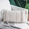 Europeisk stil med fyra hörn spetsar Tassel Cushion Office Lumbal Pillow Cotton Tufted Custom SOFA Pudowcase Chair Pad 211229246e