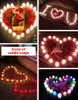 Candele di compleanno Luci Creative LED Light Luci decorative per feste Lampada a candela d'amore Decorazione romantica per esterni Candle2624