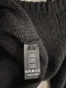 Falection Mens 20FW RAF Simons R Logo Zipper Snitwear Sweater