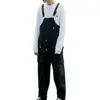 Streetwear Homens Moda Harajuku Suspender Jumpsuit Solto Calças Retas Homens Bolso Bib Homens Homens Casuais Calças Jumpsuits 201110