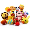 10/20/50 Pack Dog Squeaky Toys Jeux en peluche Jouets en peluche mignons pour petits jouets en molleton de chien moyen en gros LJ201028