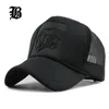FLB Hip Hop Black Leopard Print gebogene Baseballkappen Sommer Mesh Snapback Hüte für Frauen Männer Casquette Trucker Cap 2010198040704