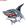 Three Ratels LCS281 154x15cm shark colorful car sticker funny car stickers styling removable decal6989690