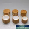 30pcs 20/24 / 28R 410 Coud à virs en bambou pour les bouteilles liquides cosmétiques en plastique CONTAGNEURS REFOLLables