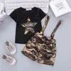 Boys Summer Clothing Sets Shildren Fashion Cotton T-Shirts Bib Shorts 2pcs Tracksuits For Baby Boy Toddler Overall Suits Sutfits G220310
