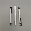 Entrepôt américain stylos de sublimation avec enveloppe rétractable cartouche diy blanc supports de téléphone thermique transfert de point de boule blanc gel de point de rotule unique unique