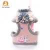 YICHONG All'ingrosso Pet Chest Strap Flower Traction Piccola e media catena Walking Dog Rope LJ201111