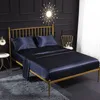 Designer Beddengoed Laken Set Thuis Textiel Luxe King Size Lakens Kussens Satijn Zijde Kussensloop Beddengoed Uitgerust 4 Stuks Set197h