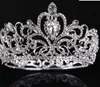 2021 Pageant Quinceanera Düğün Taçları Kadınlar için Bling Rhinestone Boncuk Saç Takı Gelin Başlıkları Tiaras Party Gowns2118125