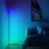 RGB Corner Floor Lamps Modern Nordic Simple LED Rod Lights for Living Room Bedroom Atmosphere Standing Lamp Indoor Light delivery by us air line