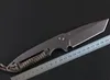 High Quality Survival Straight Knife D2 Gray Titanium Coated Blade Full Tang Handle Fixed Blades Knives With Kydex