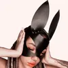 Autres fournitures de fête d'événement B.CYQZ femmes masque en cuir Sexy demi visage masques fantaisie jouets sexuels Halloween oreilles Cosplay mascarade