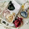Bolsa de caja de dulces Nueva forma de perla Cajas de regalo de favor de boda con bolsas de fiesta de cinta Embalaje ecológico RRE12414