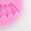 Halloween Cadeau Candy Moule en résine Époxy Silicone Mignon Bat Forme One Couleur Diy Moules Cuisine Cuisine Gaufre Biscuit Gâteau Sale chaude 1LT L2