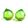 5 pezzi 30 mm cristallo verde Suncatcher lampadario pendente sfere sfaccettate sfere di vetro prisma arcobaleno creatore per la decorazione domestica di nozze H jllVYb
