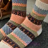 4Pair Casual Mens Socks Warm Winter Soft Thick Angora Cashmere Wool Blend Socks