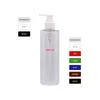 250ml Colored Refillable Plastic Bottle With Lotion Pump Flat Shoulder PET Cosmetic Container For Toner Liquid Soap Creamgood package