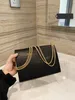 En Kaliteli Crossbody Çanta Luxurys Tasarımcılar Moda Mektubu Çanta Kadın Çanta Lady Flap 2021 Zincirler Omuz Çantaları Zarf Çanta