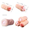 NXY Sex Masturbators Male Masturbator Toys Realistic Vagina Anal Blowjob Masturbation Cup for Men Machine Adult Products 220127