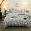 Solstice Gray Starry Sky Fashion Soft Comforter Pościel Zestawy King Full Twin Size Podszewki Łączniki Duvet Cover Poszewka Poszewka Poszewka 201209