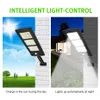Outdoor LED Światła słoneczne 3 Tryby czujnik ruchu Słoneczne reflektory ze zdalnego sterowania Wodoodporne lampy ścienne do dekoracji ogrodowej